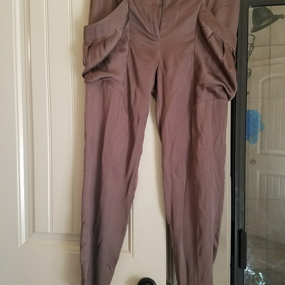 Silk bronze BCBGmax pants size 6